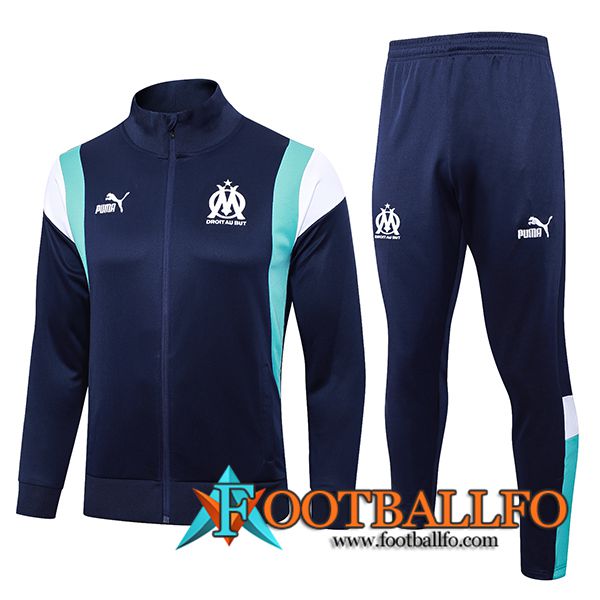 Chandal Equipos De Futbol - Chaqueta Marsella Azul marino 2023/2024 -02