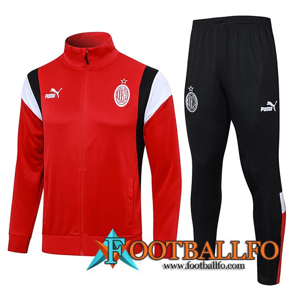 Chandal Equipos De Futbol - Chaqueta AC Milan Rojo 2023/2024 -03