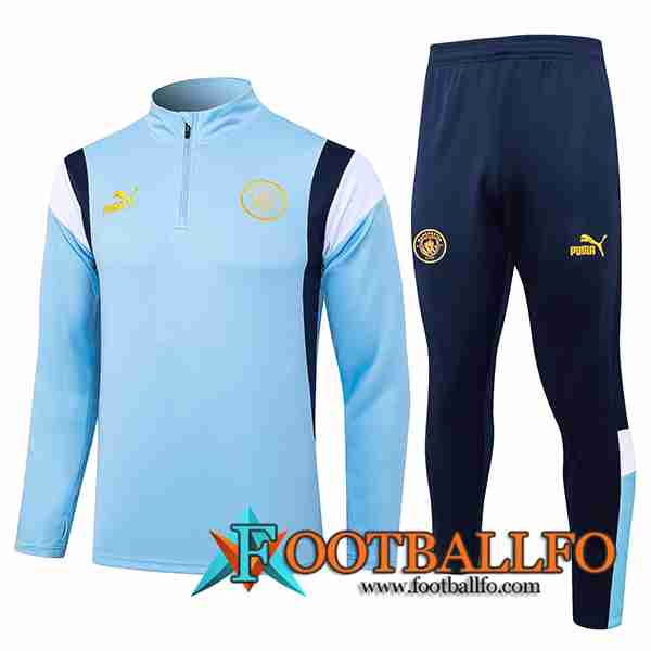 Chandal Equipos De Futbol Manchester City Azul Claro 2023/2024 -07