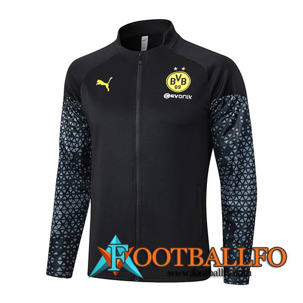 Chaquetas Futbol Dortmund Negro 2023/2024 -03