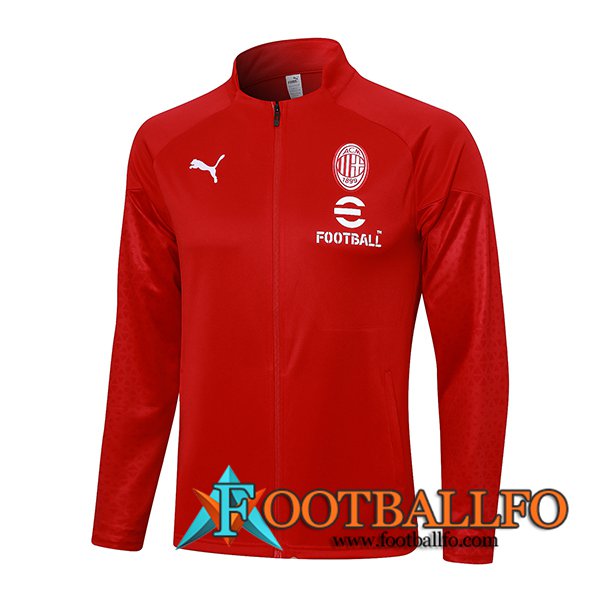 Chaquetas Futbol AC Milan Rojo 2023/2024