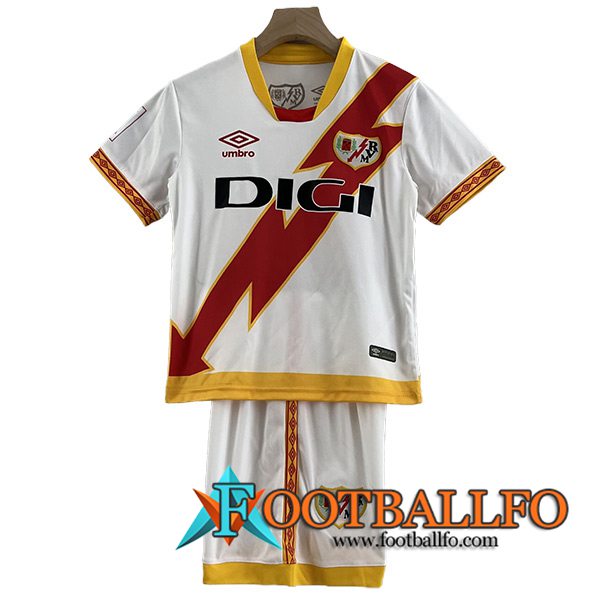 Camisetas De Futbol Rayo Vallecano Ninos Primera 2023/2024