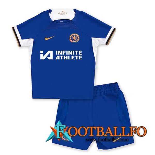 Camisetas De Futbol FC Chelsea Ninos Sponsor Primera 2023/2024