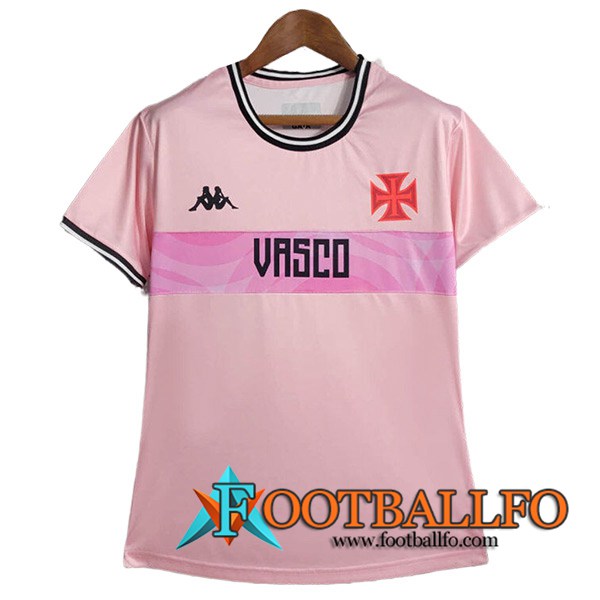 Camisetas De Futbol CR Vasco Da Gama Mujer Rosa 2023/2024