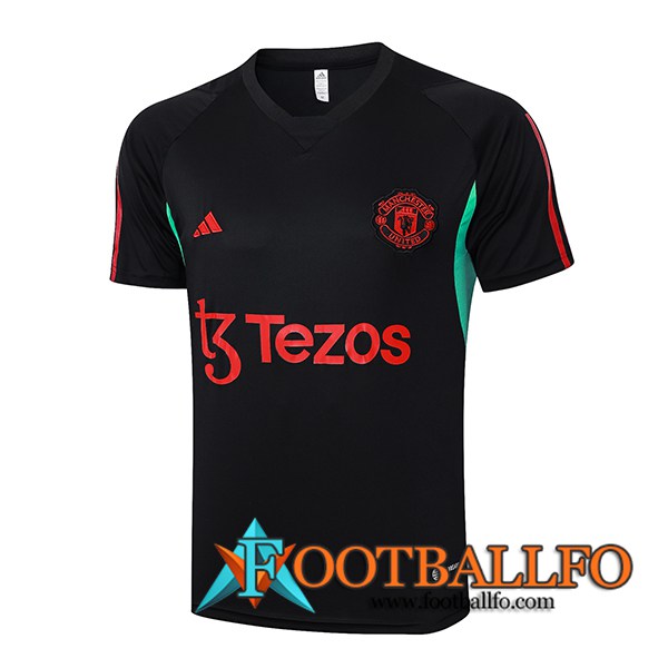 Camiseta Entrenamiento Manchester United Negro 2023/2024 -04