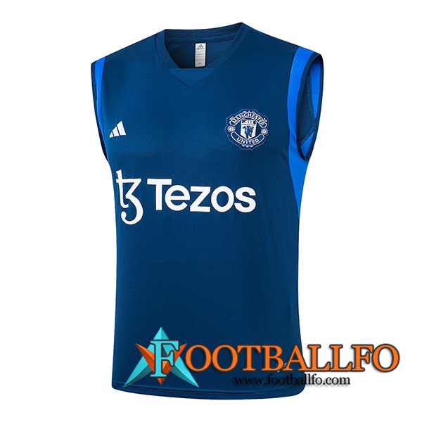 Chalecos De Futbol Manchester United Azul 2023/2024