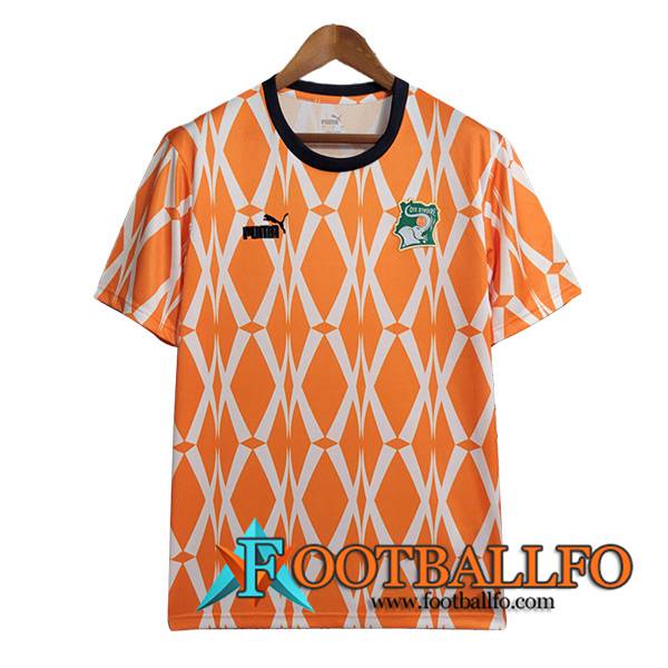 Camiseta Entrenamiento Costa De Marfil Naranja 2023/2024
