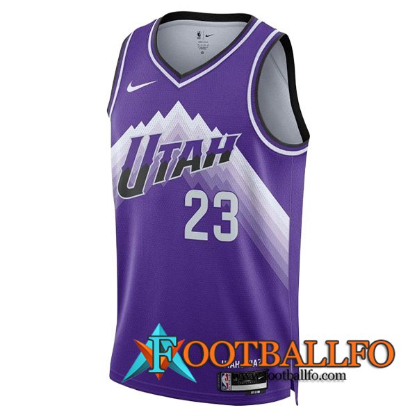 Camisetas De Futbol Utah Jazz (MARKKANEN #23) 2023/24 Violeta