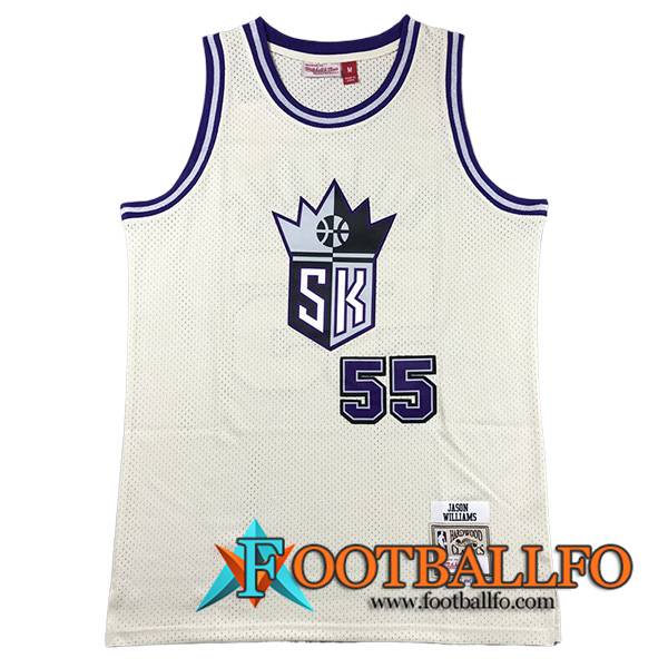 Camisetas De Futbol New Sacramento Kings (WILLIAMS #55) 2023/24 Blanco