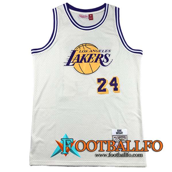 Camisetas De Futbol Los Angeles Lakers (BRYANT #24) 2023/24 Blanco -02