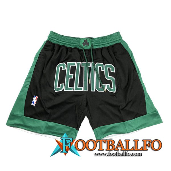 Cortos NBA Boston Celtics 2023/24 Negro/Verde
