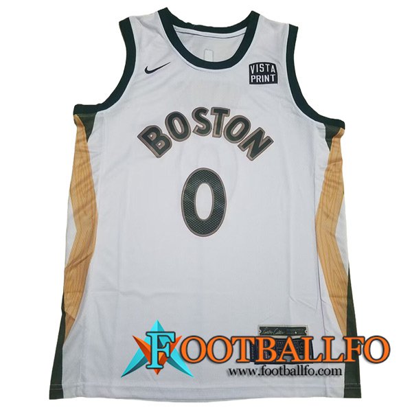 Camisetas De Futbol Boston Celtics (TATUM #0) 2023/24 Blanco