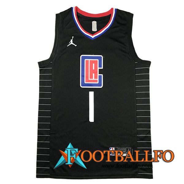 Camisetas De Futbol Los Angeles Clippers (HARDEN #1) 2023/24 Negro