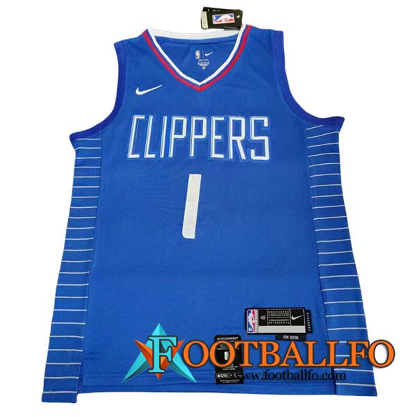 Camisetas De Futbol Los Angeles Clippers (HARDEN #1) 2023/24 Azul