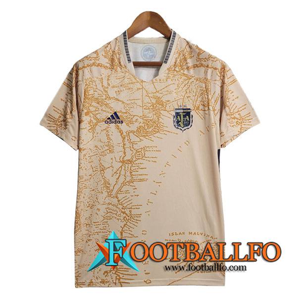 Camisetas De Futbol Argentina Retro Special Edition Amarillo 2020/2021