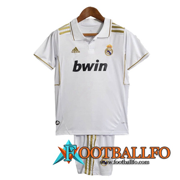 Camisetas De Futbol Real Madrid Retro Ninos Primera 2011/2012