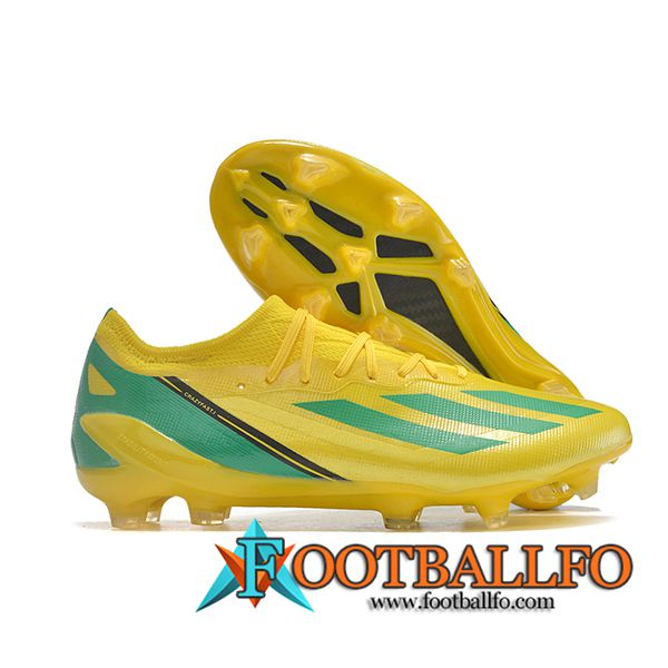 Adidas Botas De Fútbol X CRAZYFAST MESSI.1 FG BOOTS Amarillo/Verde