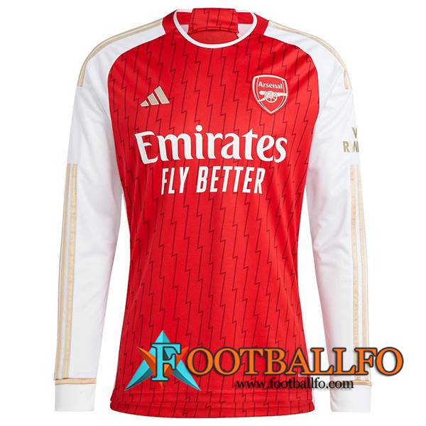 Camisetas De Futbol Arsenal Primera Manga Largas 2023/2024