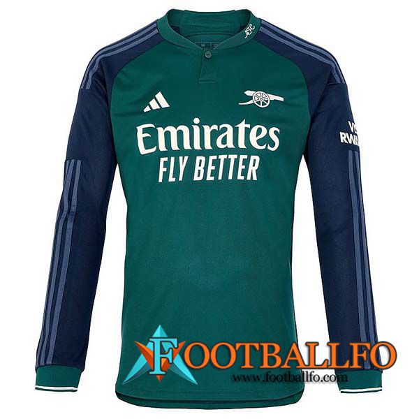 Camisetas De Futbol Arsenal Tercera Manga Largas 2023/2024