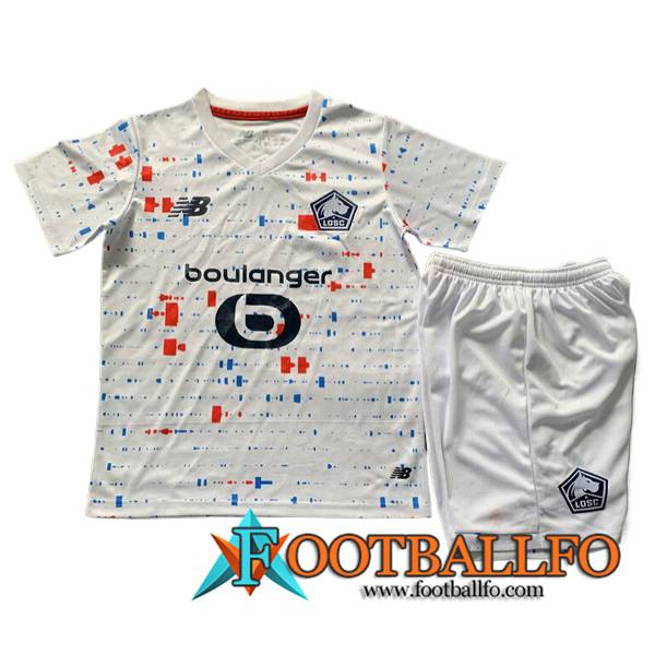 Camisetas De Futbol Lille LOSC Ninos Segunda 2023/2024