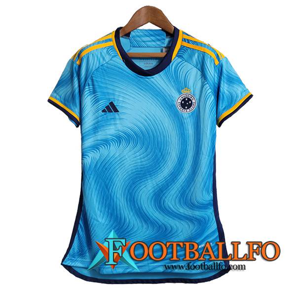 Camisetas De Futbol Cruzeiro Mujer Tercera 2023/2024