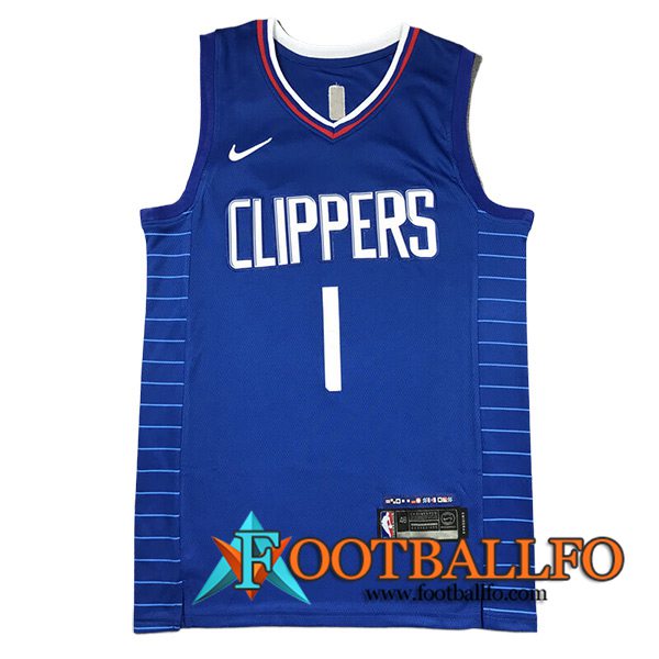 Camisetas De Futbol Los Angeles Clippers (HARDEN #1) 2023/24 Azul -02