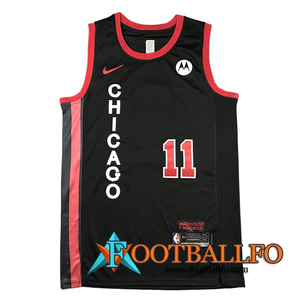 Camisetas De Futbol Chicago Bulls (DEROZAN #11) 2023/24 Negro/Rojo