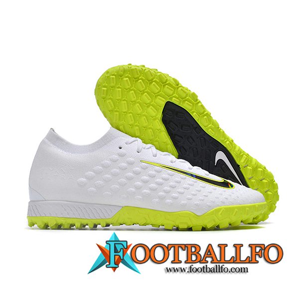 Nike Botas De Fútbol Phantom Ultra Venom TF Blanco/Amarillo