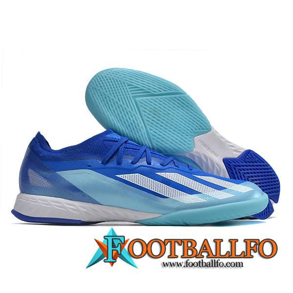 Adidas Botas De Fútbol X CRAZYFAST.1 IC BOOTS Azul/Blanco -02