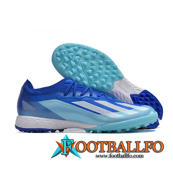 Adidas Botas De Fútbol X CRAZYFAST.1 TF BOOTS Azul/Blanco -02