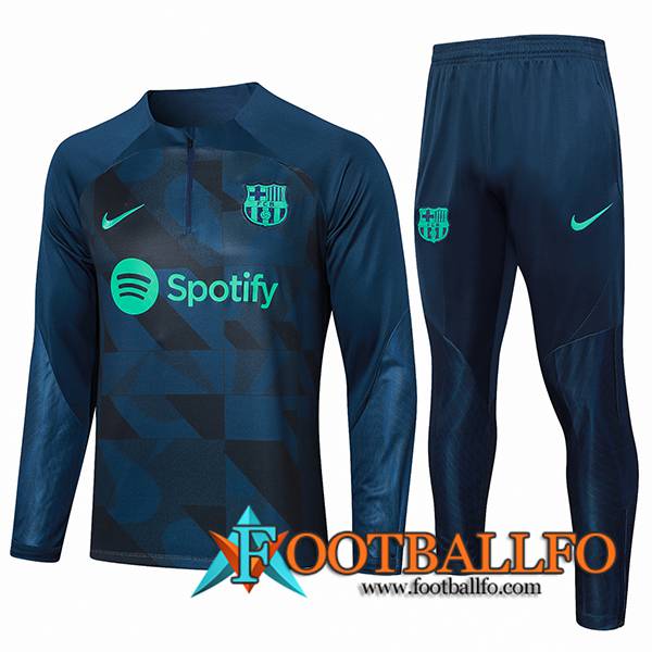 Chandal Equipos De Futbol FC Barcelona Azul/Verde 2023/2024