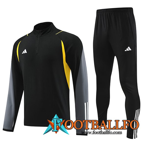 Chandal Equipos De Futbol Adidas Negro/Gris/Amarillo 2023/2024