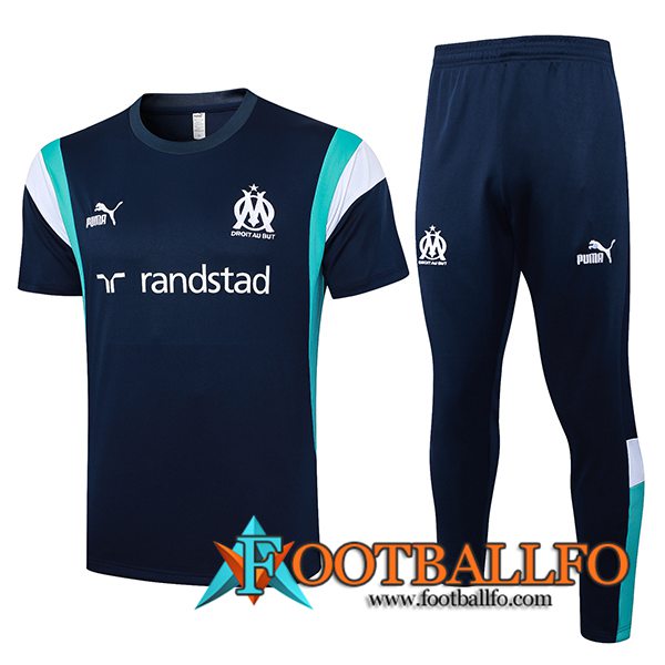 Camiseta Polo Marsella Azul Oscuro 2023/2024