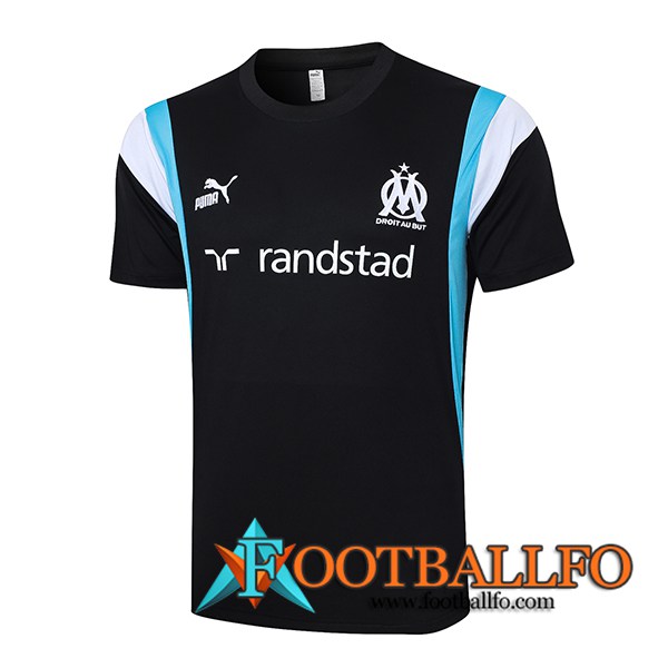 Camiseta Polo Marsella Negro 2023/2024 -02
