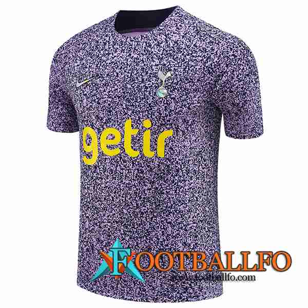 Camiseta Entrenamiento Tottenham Hotspur Violeta/Azul 2023/2024
