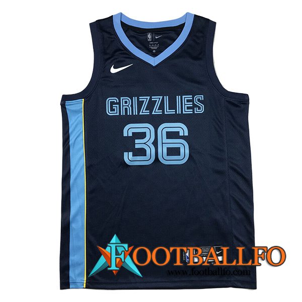 Camisetas De Futbol Memphis Grizzlies (SMART #36) 2023/24 Azul Oscuro