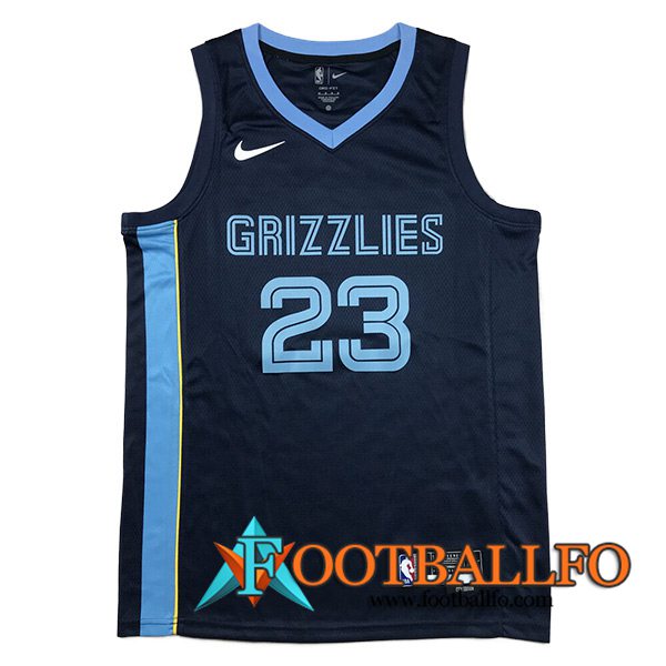 Camisetas De Futbol Memphis Grizzlies (Rosa #23) 2023/24 Azul Oscuro -02