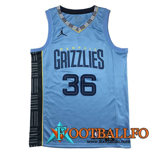 Camisetas De Futbol Memphis Grizzlies (SMART #36) 2023/24 Azul