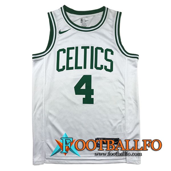 Camisetas De Futbol Boston Celtics (HOLIDAY #4) 2023/24 Blanco/Verde