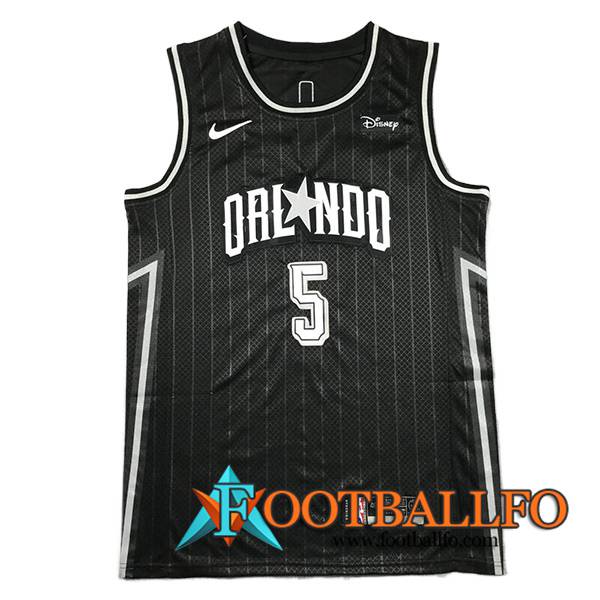 Camisetas De Futbol Orlando Magic (BANCHERO #5) 2023/24 Negro