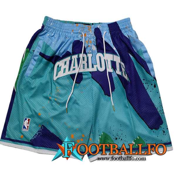 Cortos NBA Charlotte Hornets 2023/24 Azul/Verde
