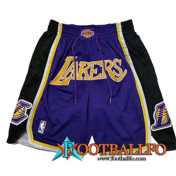Cortos NBA Los Angeles Lakers 2023/24 Violeta/Negro