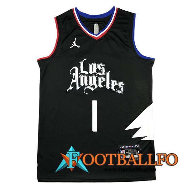 Camisetas De Futbol Los Angeles Clippers (HARDEN #1) 2023/24 Negro -04