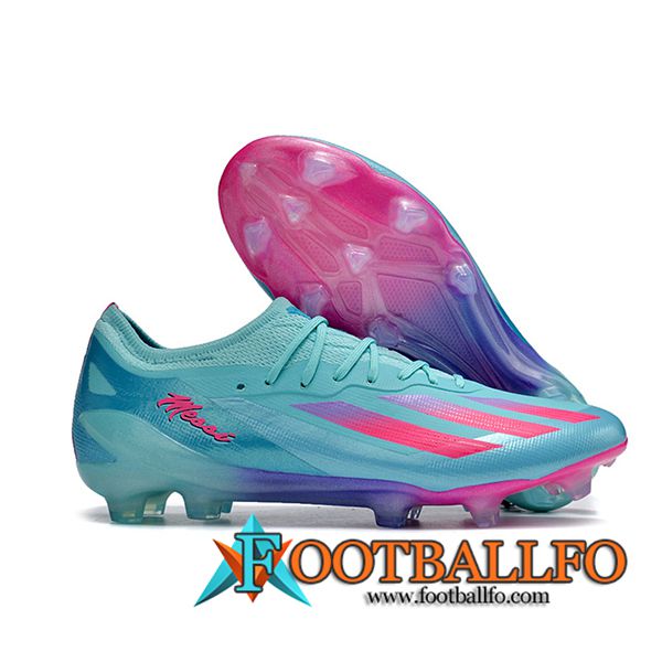 Adidas Botas De Fútbol X CRAZYFAST MESSI.1 FG BOOTS Azul/Rosa/Violeta