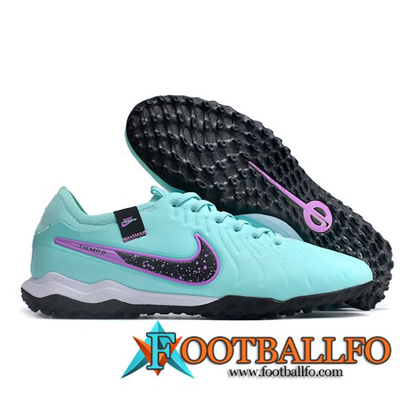 Nike Botas De Fútbol Tiempo Legend X PRO TF Azul/Negro/Violeta