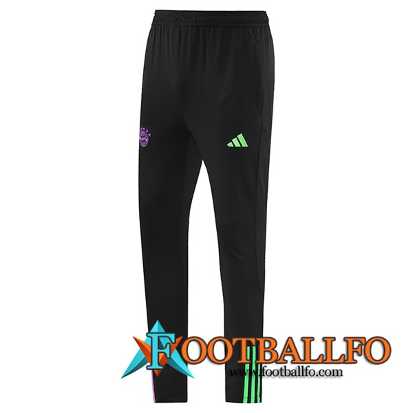 Pantalon Entrenamiento Bayern Munich Negro/Violeta/Verde 2023/2024