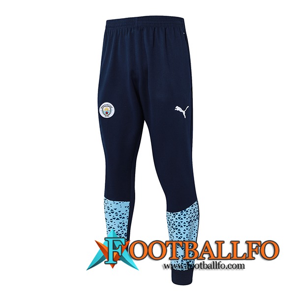 Pantalon Entrenamiento Manchester City Azul/Negro 2023/2024
