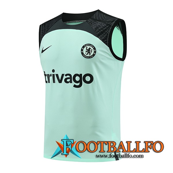 Chalecos De Futbol FC Chelsea Verde/Negro 2023/2024