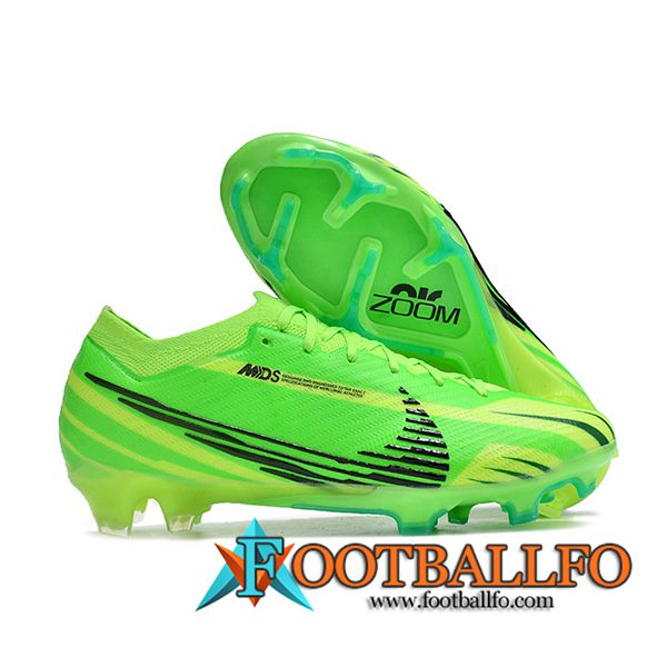 Nike Botas De Fútbol AIR Zoom Mercurial Vapor 15 Elite XXV MDS FG Verde/Negro