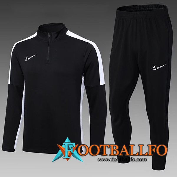 Chandal Equipos De Futbol Nike Ninos Blanco/Negro 2023/2024
